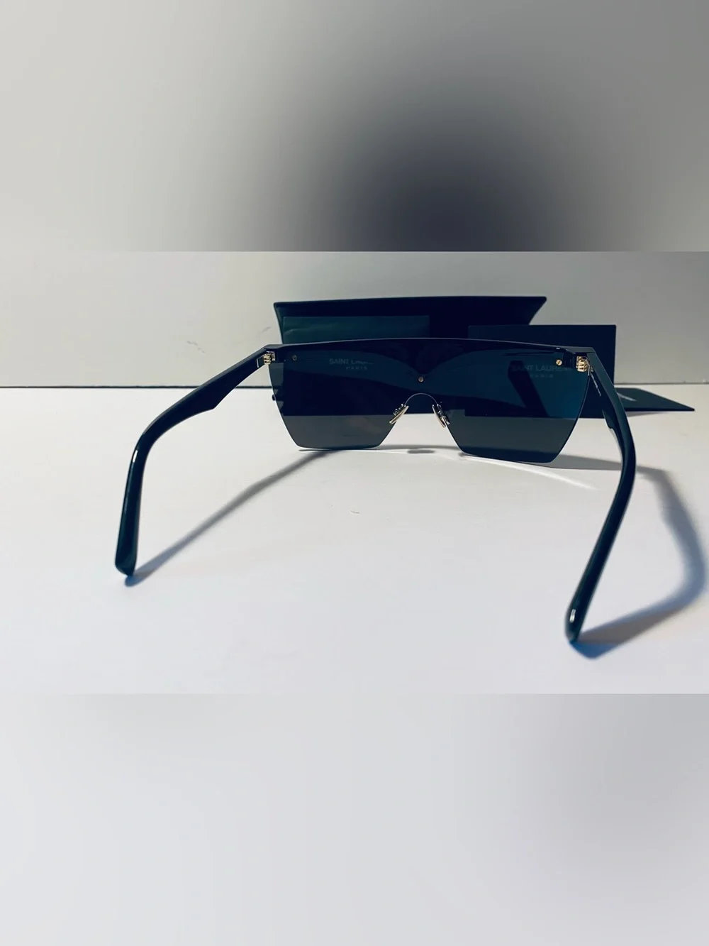 SAINT LAURENT SL 614 MASK 001 Newwave Injection Black 99 mm Women's Sunglasses - Picture 5 of 7